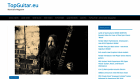 What Topguitar.eu website looked like in 2020 (3 years ago)