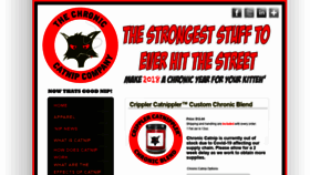 What Thechroniccatnipcompany.com website looked like in 2020 (3 years ago)