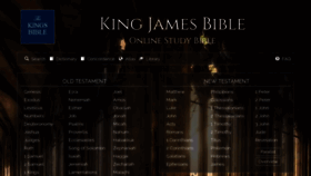 What Thekingsbible.com website looked like in 2020 (3 years ago)