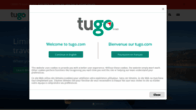 What Tugo.com website looked like in 2020 (3 years ago)