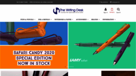 What Thewritingdesk.co.uk website looked like in 2020 (3 years ago)