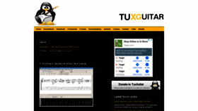 What Tuxguitar.com.ar website looked like in 2020 (3 years ago)