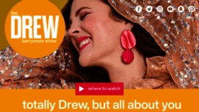 What Thedrewbarrymoreshow.com website looked like in 2020 (3 years ago)