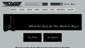 What Topairgun.com website looked like in 2020 (3 years ago)