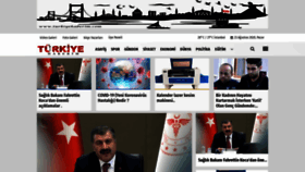 What Turkiyehaberim.com website looked like in 2020 (3 years ago)