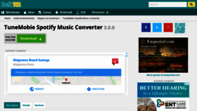 What Tunemobie-spotify-music-converter.soft112.com website looked like in 2020 (3 years ago)