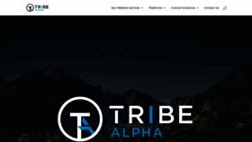 What Tribealpha.com website looked like in 2020 (3 years ago)
