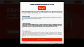 What Tuya.com website looked like in 2020 (3 years ago)