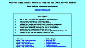 What Tedlouis.com website looked like in 2020 (3 years ago)