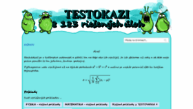 What Testokazi.sk website looked like in 2020 (3 years ago)
