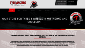What Tyremasters.com.au website looked like in 2020 (3 years ago)
