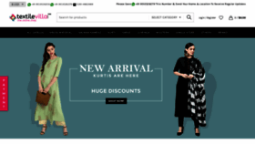 What Textilemart.in website looked like in 2020 (3 years ago)