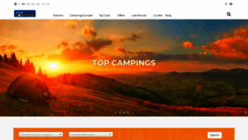 What Topcampings.com website looked like in 2020 (3 years ago)