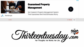 What Thirteentuesday.com website looked like in 2020 (3 years ago)