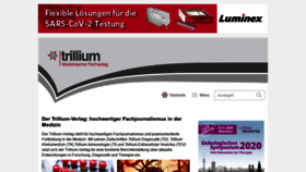 What Trillium.de website looked like in 2020 (3 years ago)