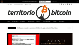 What Territoriobitcoin.com website looked like in 2020 (3 years ago)