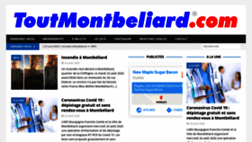 What Toutmontbeliard.com website looked like in 2020 (3 years ago)