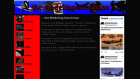 What Themodelingdutchman.com website looked like in 2020 (3 years ago)