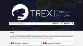 What Tr-ex.me website looked like in 2020 (3 years ago)