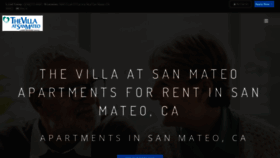 What Thevillaatsanmateo.com website looked like in 2020 (3 years ago)