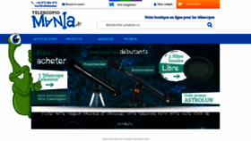 What Telescopiomania.fr website looked like in 2020 (3 years ago)