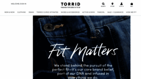 What Torrid.com website looked like in 2020 (3 years ago)
