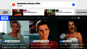 What Tvp.pl website looked like in 2020 (5 years ago)