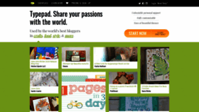What Typepad.com website looked like in 2020 (3 years ago)