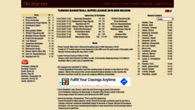 What Tblstat.net website looked like in 2020 (3 years ago)