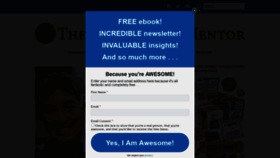 What Themasterkeymentor.com website looked like in 2020 (3 years ago)