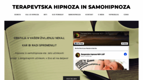 What Terapevtskahipnoza.si website looked like in 2020 (3 years ago)