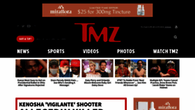 What Tmz.com website looked like in 2020 (3 years ago)