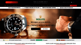 What Theluxuryhut.com website looked like in 2020 (4 years ago)
