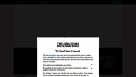 What Thetimes.co.uk website looked like in 2020 (4 years ago)