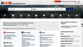 What Toronto.locanto.ca website looked like in 2020 (3 years ago)