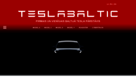 What Teslabaltic.lv website looked like in 2020 (3 years ago)