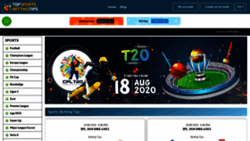 What Topsportsbettingtips.com website looked like in 2020 (3 years ago)