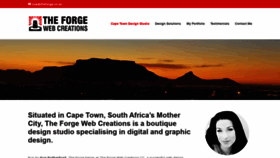 What Theforge.co.za website looked like in 2020 (3 years ago)