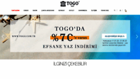 What Togo.com.tr website looked like in 2020 (3 years ago)
