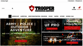 What Trooper.ch website looked like in 2020 (3 years ago)