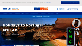 What Travelrepublic.co.uk website looked like in 2020 (3 years ago)