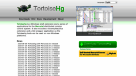 What Tortoisehg.org website looked like in 2020 (4 years ago)