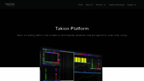 What Takiontechnologies.com website looked like in 2020 (3 years ago)