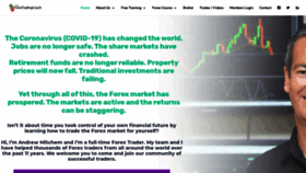 What Theforextradingcoach.com website looked like in 2020 (3 years ago)