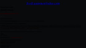 What Testequipmentvalue.com website looked like in 2020 (3 years ago)