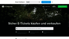 What Ticketswap.at website looked like in 2020 (3 years ago)