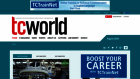 What Tcworld.info website looked like in 2020 (3 years ago)