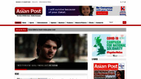 What Theasianpost.co.uk website looked like in 2020 (3 years ago)