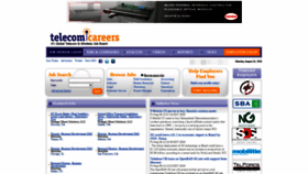 What Telecomcareers.net website looked like in 2020 (3 years ago)