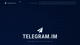 What Telegram.im website looked like in 2020 (3 years ago)